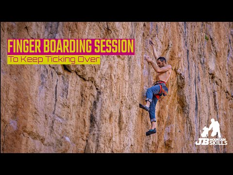 Finger Board Repeater Training Session to keep you ticking over during  prime climbing time! 