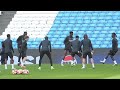 Entrenamiento del Real Madrid en Mánchester