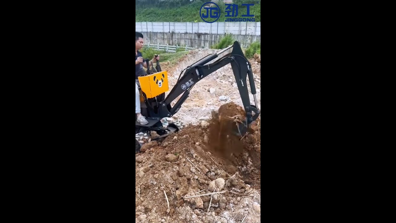 JG10s Mini Wheel Excavator: Small Body, Great Power