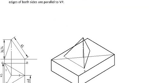 Isometric projection Problem no 3 Engineering drawing, Isometric Computer Aided engineering drawing