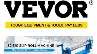 Shaping Sheet Metal: Vevor 24” Slip Roller Review