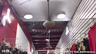 Kdk Industrial Ceiling Fans At Clothing Store Emanfan 10 Year Anniversary