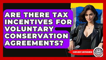 Are There Tax Incentives For Voluntary Conservation Agreements? - Learn About Libertarianism