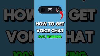 HOW TO GET VOICE CHAT BACK! 🎙️✨  #roblox  #robloxedit  #memes #tutorial #bug #fyp #edit #viral