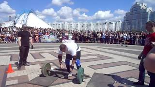 Александр Курак,  ось - 140 кг,  BELARUS  STRONG CUP - 2015.