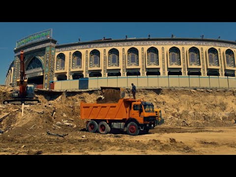 الحفر قرب الحرم الحسيني بعمق 8 متر يكشف عن تراب معركة الطف