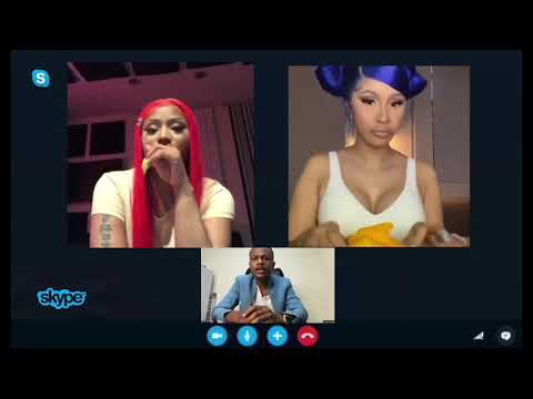 Watch: Nochill Skype Meeting With Nicki Minaj And Cardi B