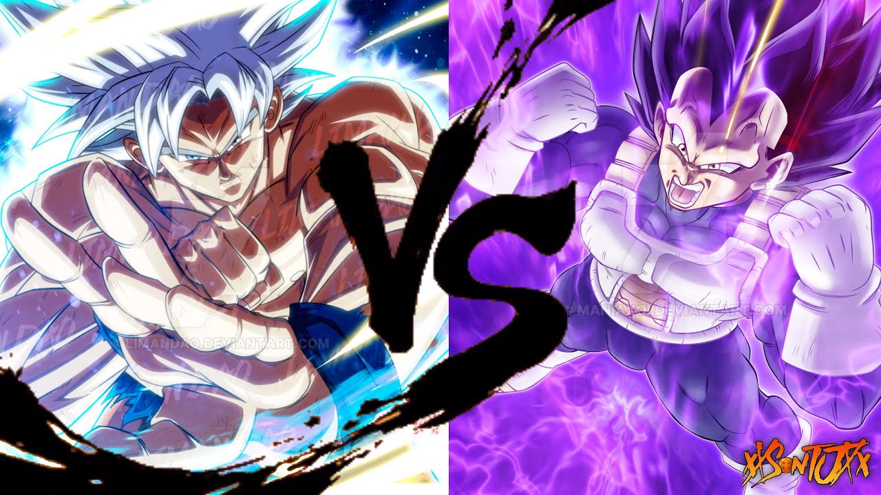 Vegeta Ultra Ego Vs Goku ssj Blue