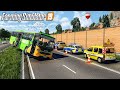 Accident de bus sur lautoroute intervention durgence  mission scnario farming simulator 19