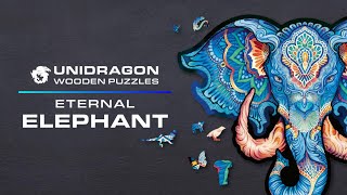 Unidragon | ETERNAL ELEPHANT | Wooden Jigsaw Puzzle