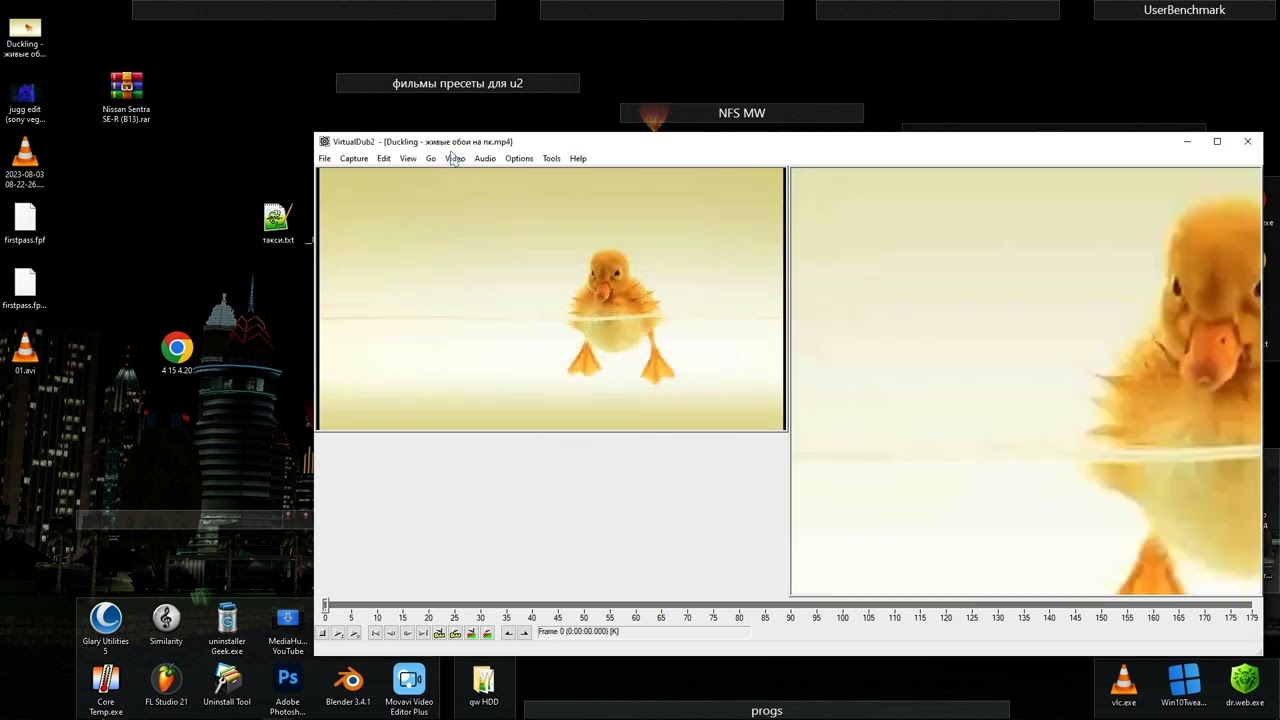 mp4 to vp6 VirtualDub - EA VP6Encoder