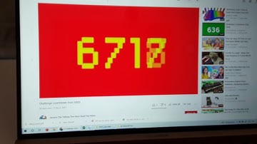 challenge countdown from 6800