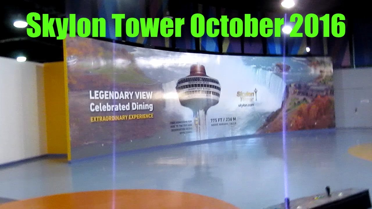 Skylon Tower Arcade Walkthrough Part 2 October 2016 Niagara Falls Ontario