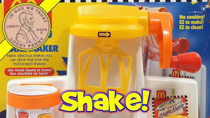 Watch McDonalds SHAKE MAKER Happy Meal Magic Ice Cream Shakes Toy Food For  Kids