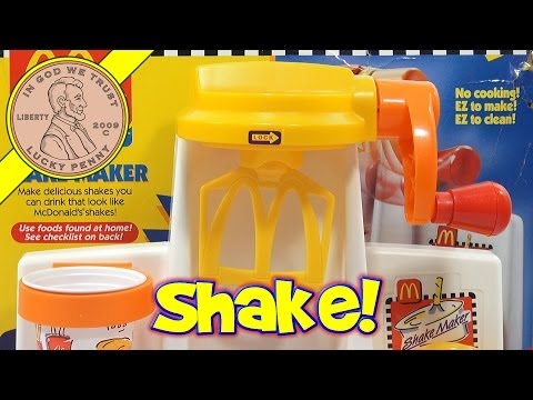Watch McDonalds SHAKE MAKER Happy Meal Magic Ice Cream Shakes Toy Food For  Kids DIY Chocolate Shakes at Home