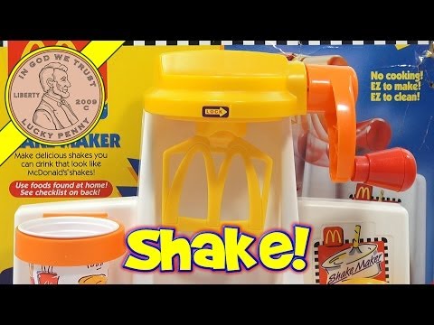 McDonald's Food Maker Sets - Kids Happy Meal - Hamburgers - Shakes -  McNuggets - Fries 