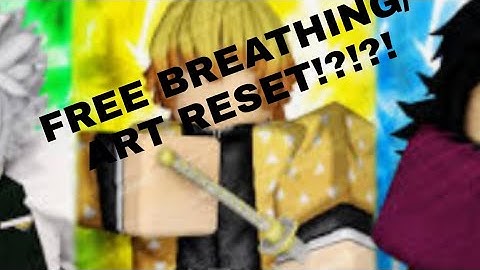 How To Reset Breathing/Art Style in Demon Slayer RPG 2 For Free| Roblox