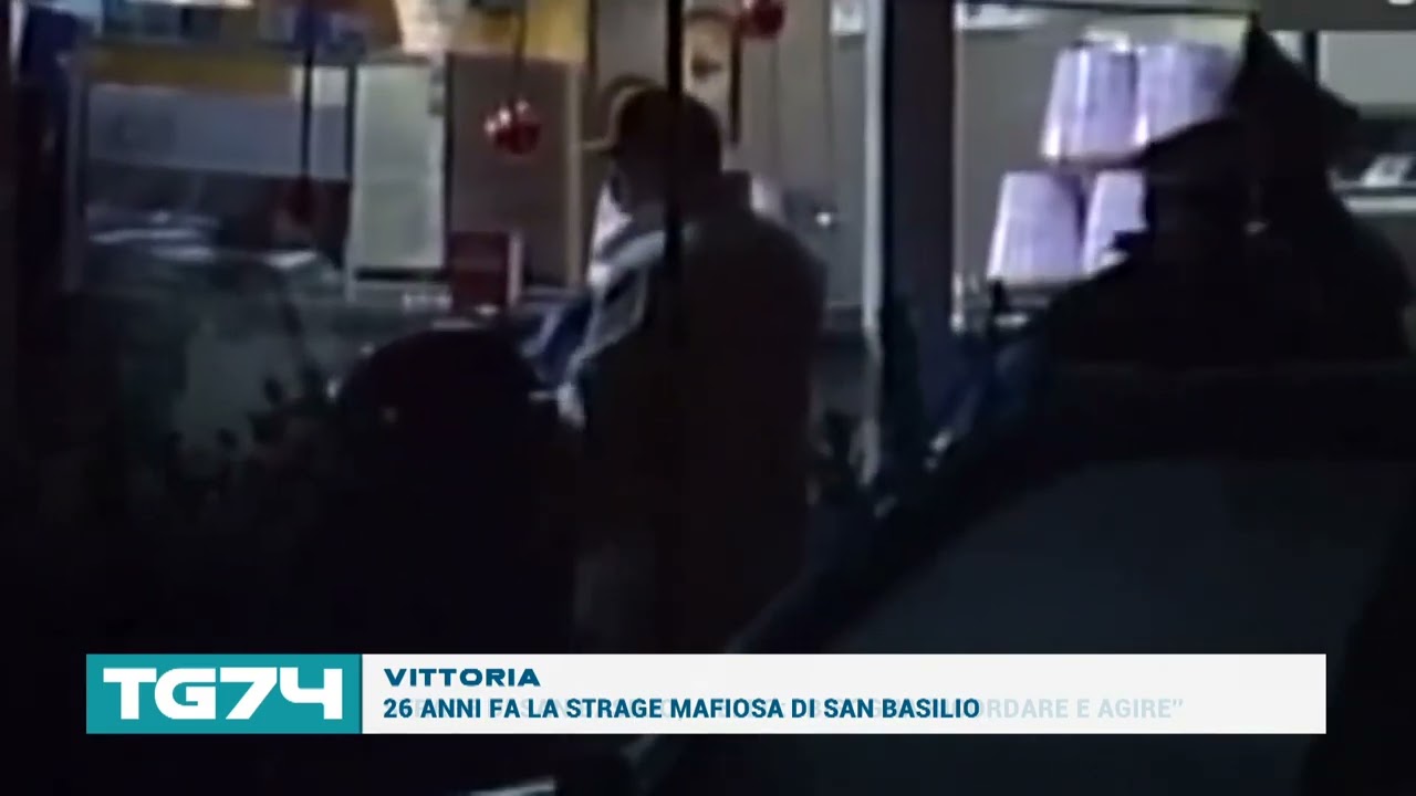 VITTORIA - 26 ANNI FA LA STRAGE MAFIOSA DI SAN BASILIO