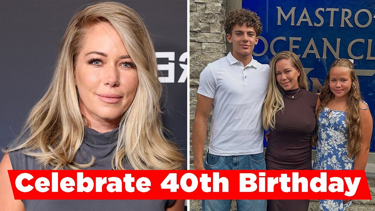 Kendra Wilkinson Celebrates Her 40th Birthday With Kids Hank And Alijah