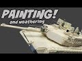 Painting and Weathering Modern US Desert Armor (Tamiya M1A2 Abrams Tusk II 1/35 Model Tank).