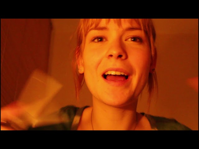 ASMR Mouth Sounds and Plucking (reiki, crinkle)