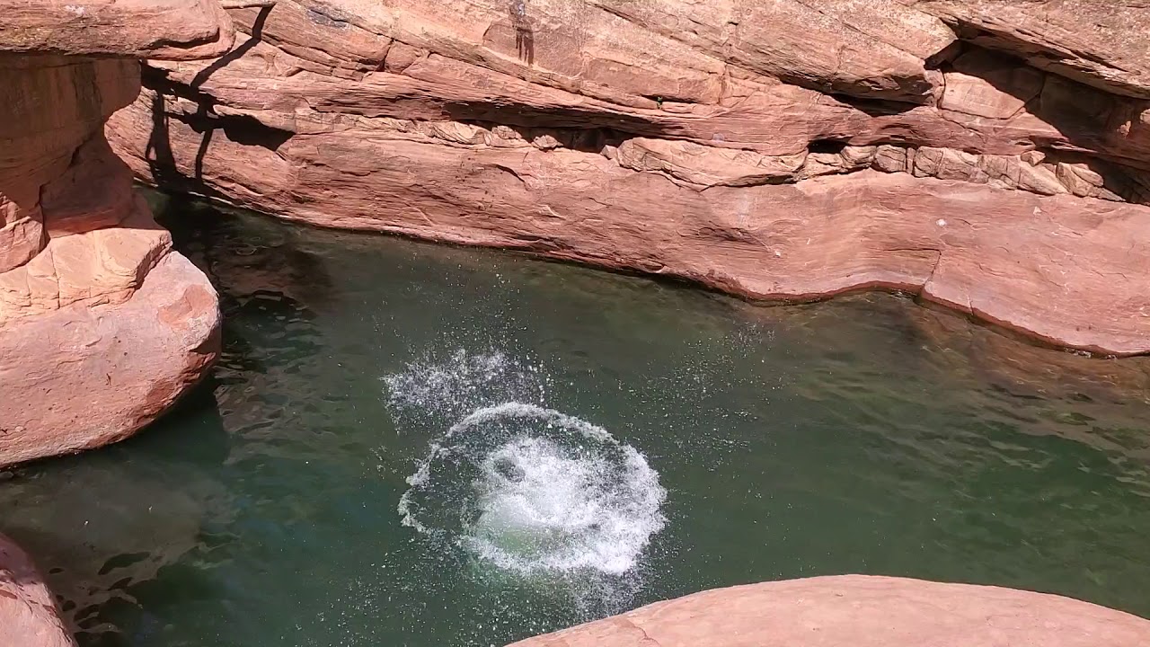 Cliff diving in Arizona! The crack at Wet Beaver Creek YouTube