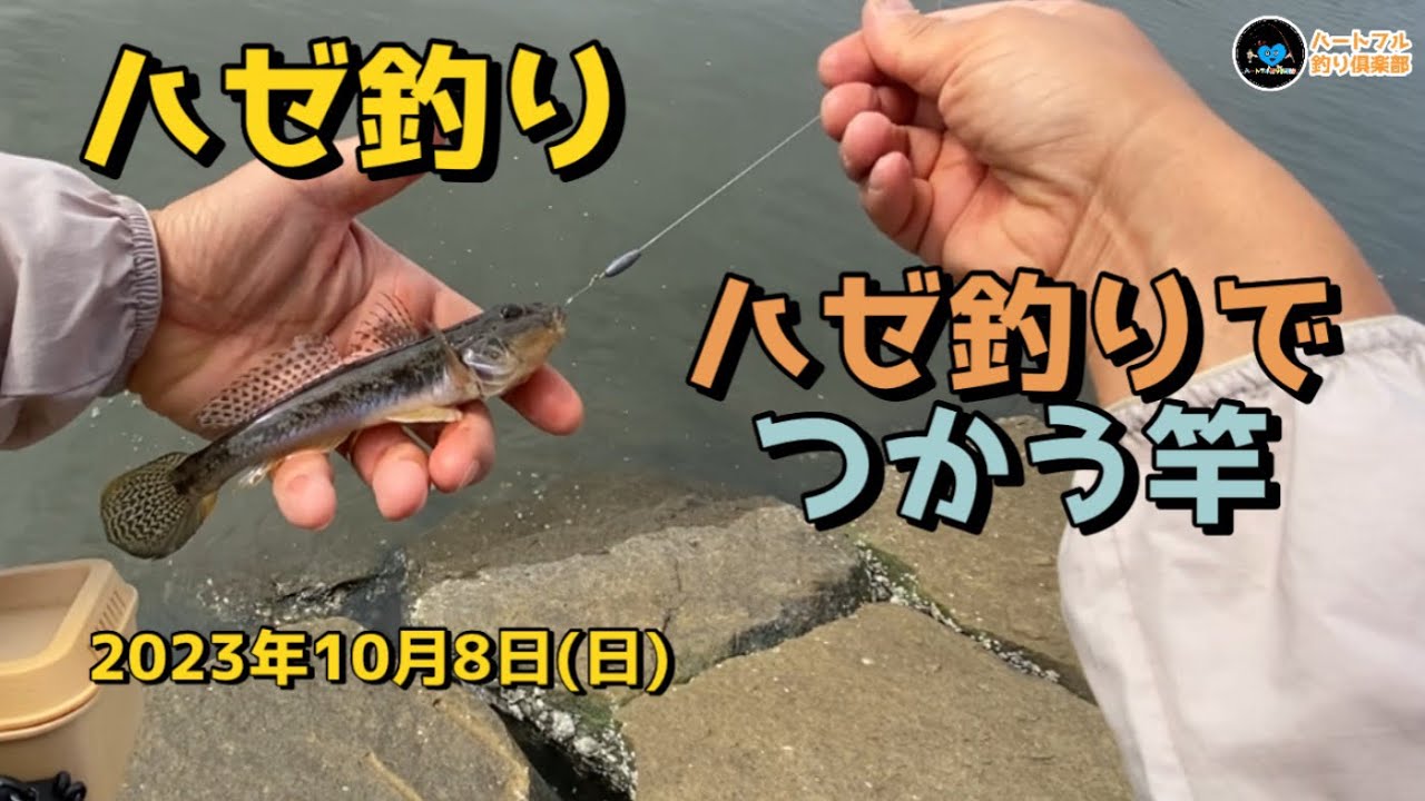 【ハゼ釣り】 ハゼ釣りでつかう竿  2023年10月8日