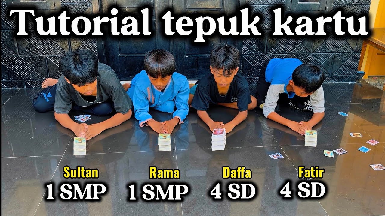 TUTORIAL TEPUK KARTU 🔥 DAFFA RAMA SULTAN FATIR 🔥 FULL TUTORIAL