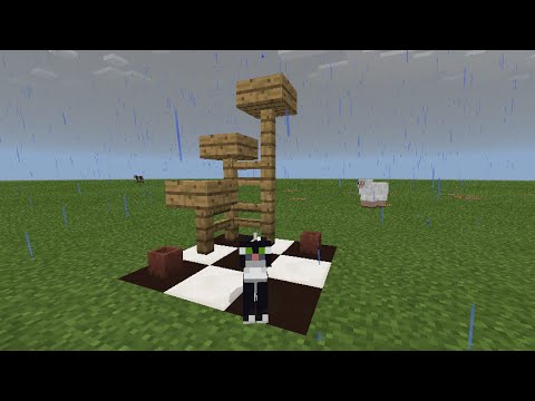 How To Make A Cat Scratching Post In Minecraft