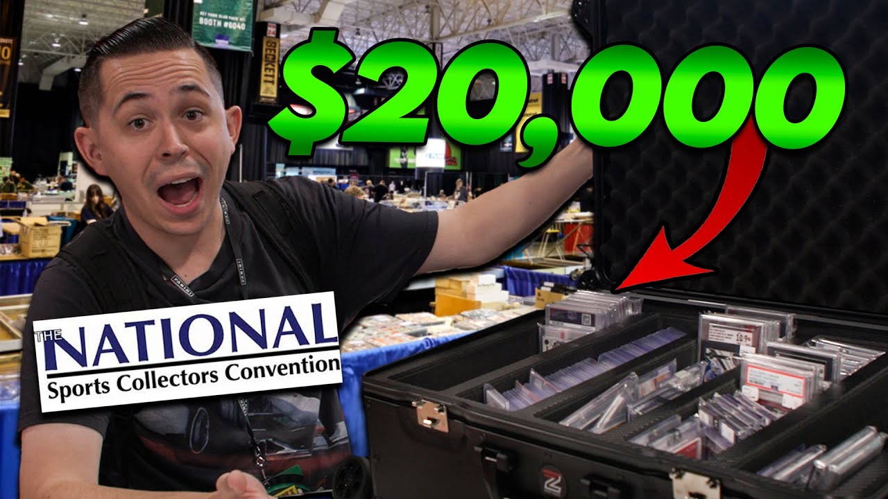 I Spent $20,000+ In The First Few HOURS Of The National Card Show 🤯