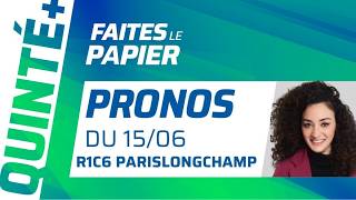 PRONOSTICS QUINTÉ+ DU LUNDI 15 JUIN À PARISLONGCHAMP : MONTGAUDRY PEUT BRILLER D'EMBLÉE