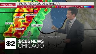 Storms to cover Chicago area late on Tuesday
