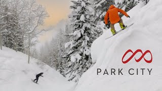 The LONGEST NATURAL HALF PIPE at Park City !!