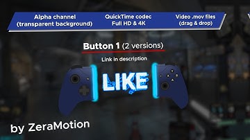 Subscribe Button 1 from Game Pack - Lower Third Animation