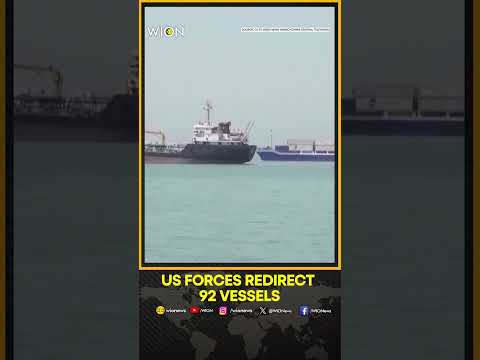 US Forces Redirect 92 Commercial Vessels Amid Iran Blockade | WION Shorts