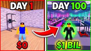 SPENDING 100 DAYS Building The ULTIMATE GYM (FULL MOVIE)