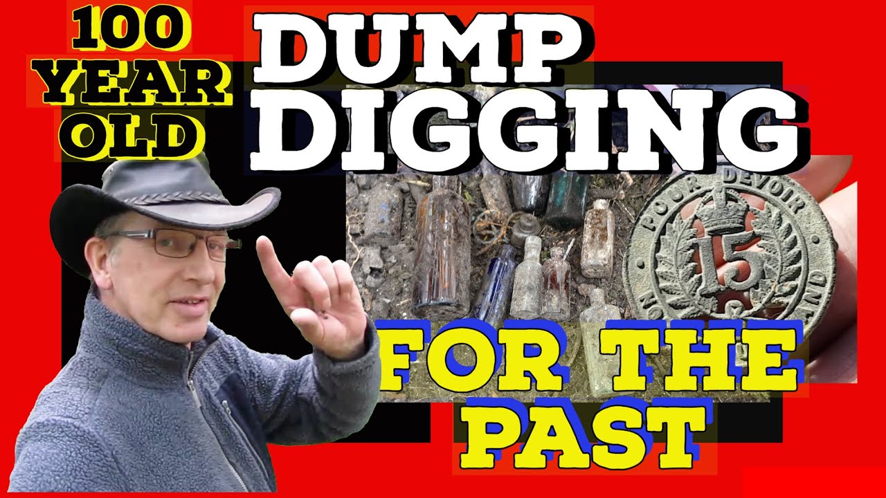 Bottle Dump digging 100 year old trash to treasure - YouTube