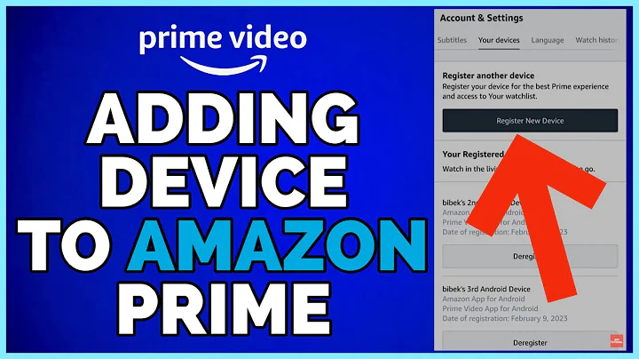 How To Add Device In Amazon Prime Video - 2023 (Full Guide)