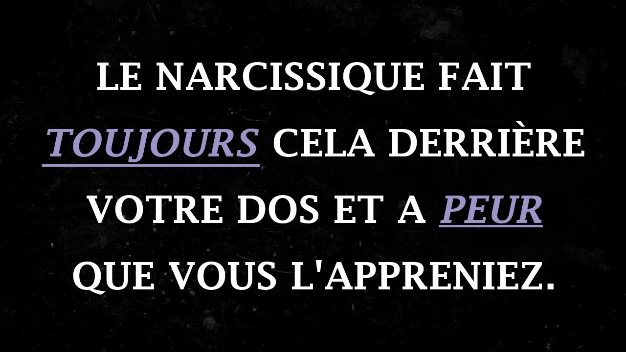Que fait un narcissique quand il sait que vous n'êtes plus à ses côtés? | Narcissiques