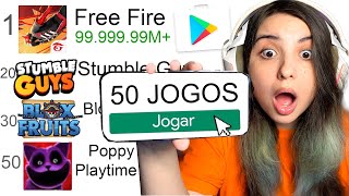 JOGUEI OS 50 JOGOS MAIS BAIXADOS DA PLAYSTORE! Só jogos INCRÍVEIS... screenshot 1