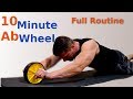 10 Minute Ab Wheel Full Workout