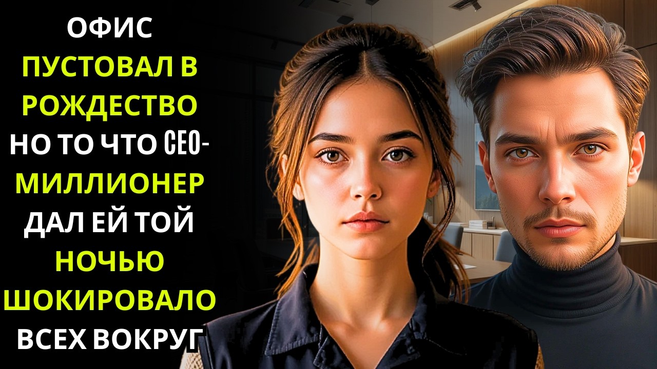 Офис пустовал в рождественскую ночь… пока генеральный директор-миллионер не вошёл и дал мне