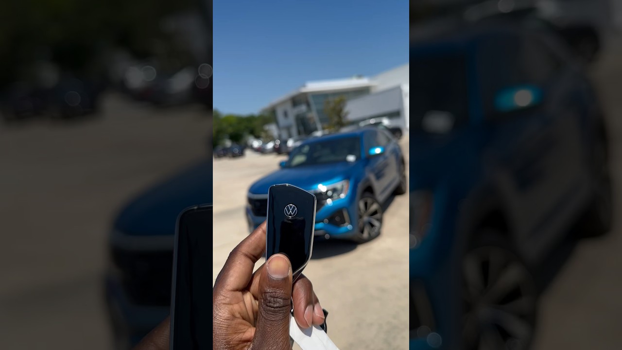 Atlas 2024 года в цвете Kingfisher Blue с интерьером цвета &laquo;мел&raquo; 🥹 #vw #atlas #volkswagen #volksw...