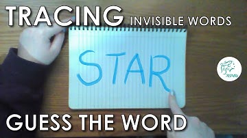 ASMR • Tracing Invisible Words • Guess What I