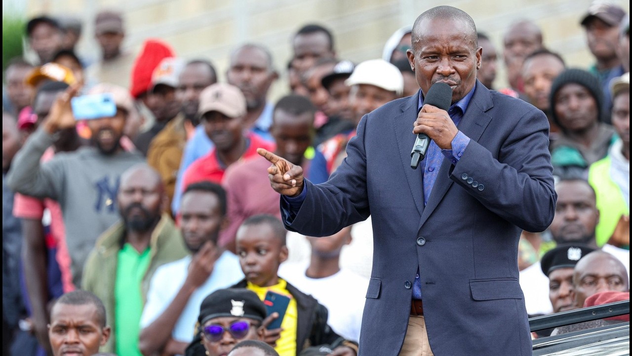 Live: DP Kindiki Responding to Gachagua in Meru after Insulting Him!