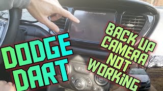 How to fix the back up camera on a 2013-2016 Dodge Dart