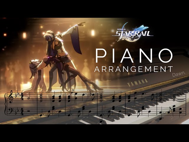 Acheron u0026 Black Swan Dance - Rondo Across Countless Kalpas Piano Arrangement | Honkai: Star Rail class=