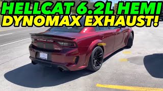 2021 Dodge Charger SRT Hellcat Dual Exhaust Sound w/ DYNOMAX RACE BULLETS!