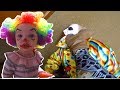 The Scary Clown Turns Kenzie into a Mini Clown!