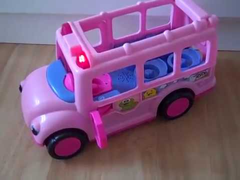 little people pink bus